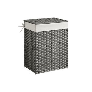 Handwoven Laundry Basket with Lid