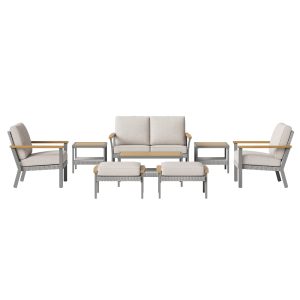 Sencillo Collection -8 Piece Patio Furniture Set