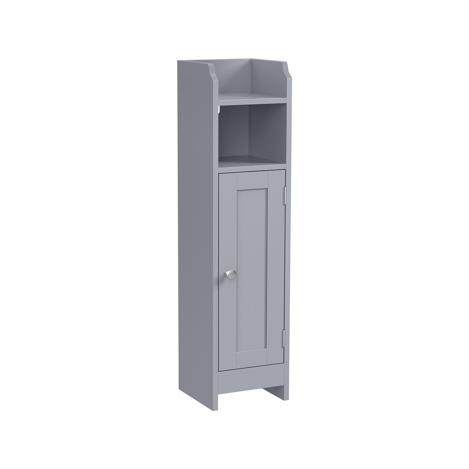 Small Bathroom Storage Corner Floor Cabinet - Image 2