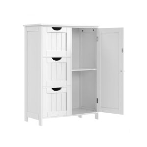 Bathroom Storage Cabinet with 3 Large Drawers