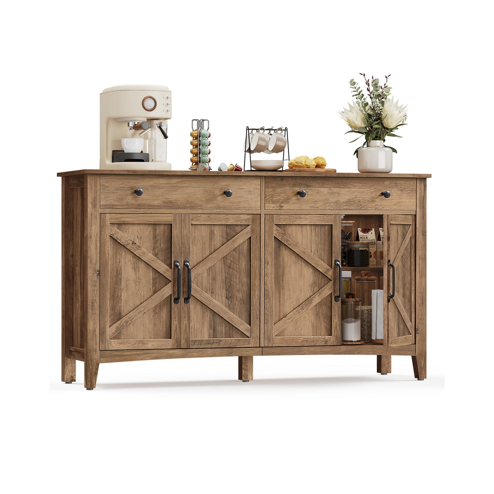 Liry Collection - Buffet Cabinet with drawers and shelves - Image 2