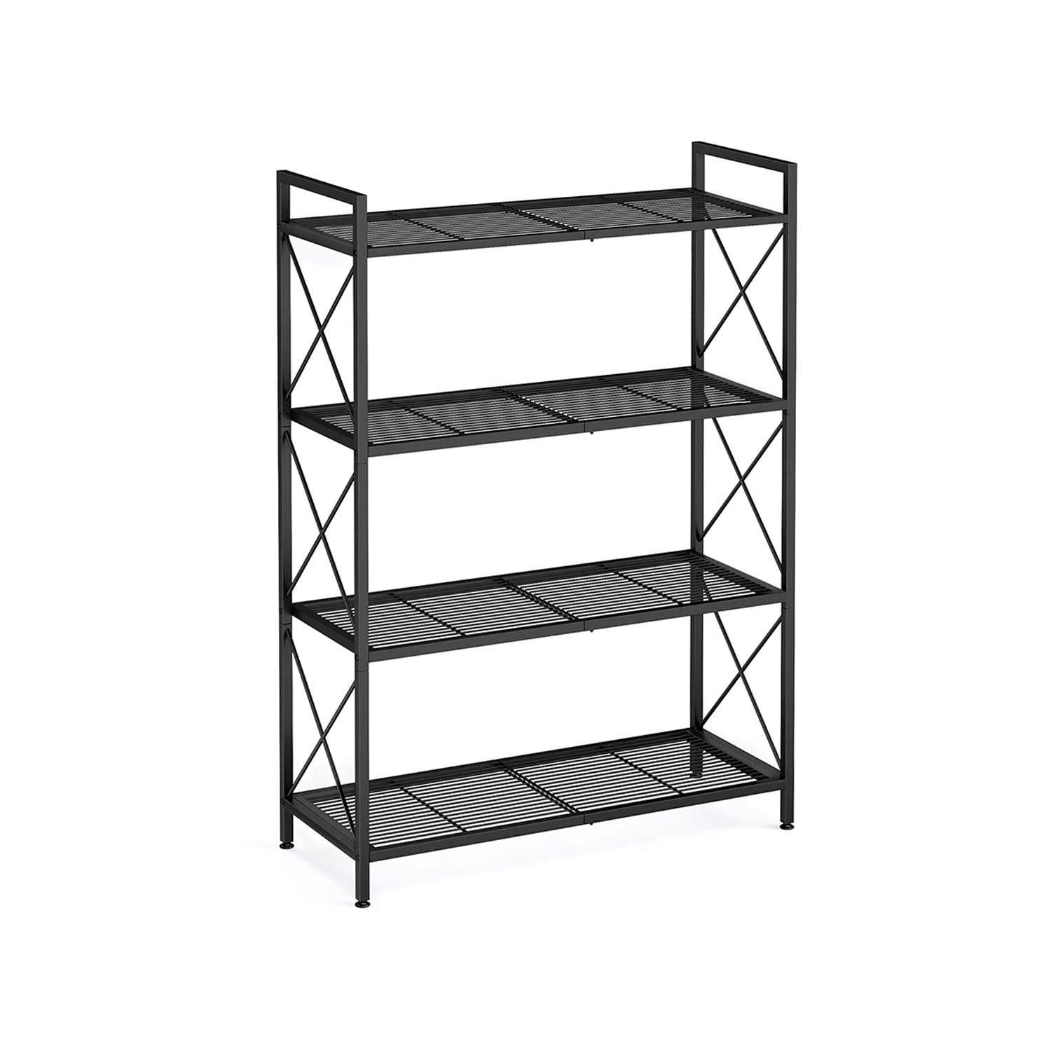 Metal Storage Shelf with X Side Frames - Image 2