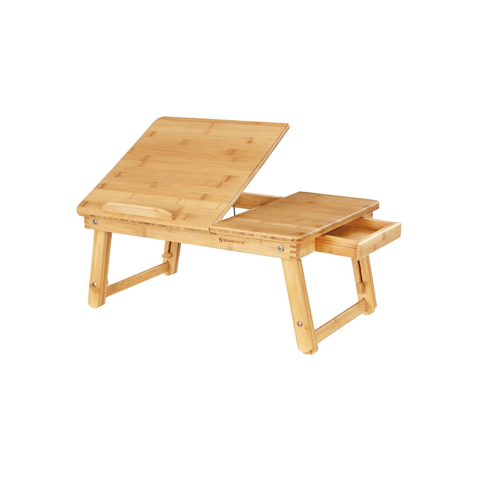 Foldable Multi-Fnction Lapdesk with Storage Drawer