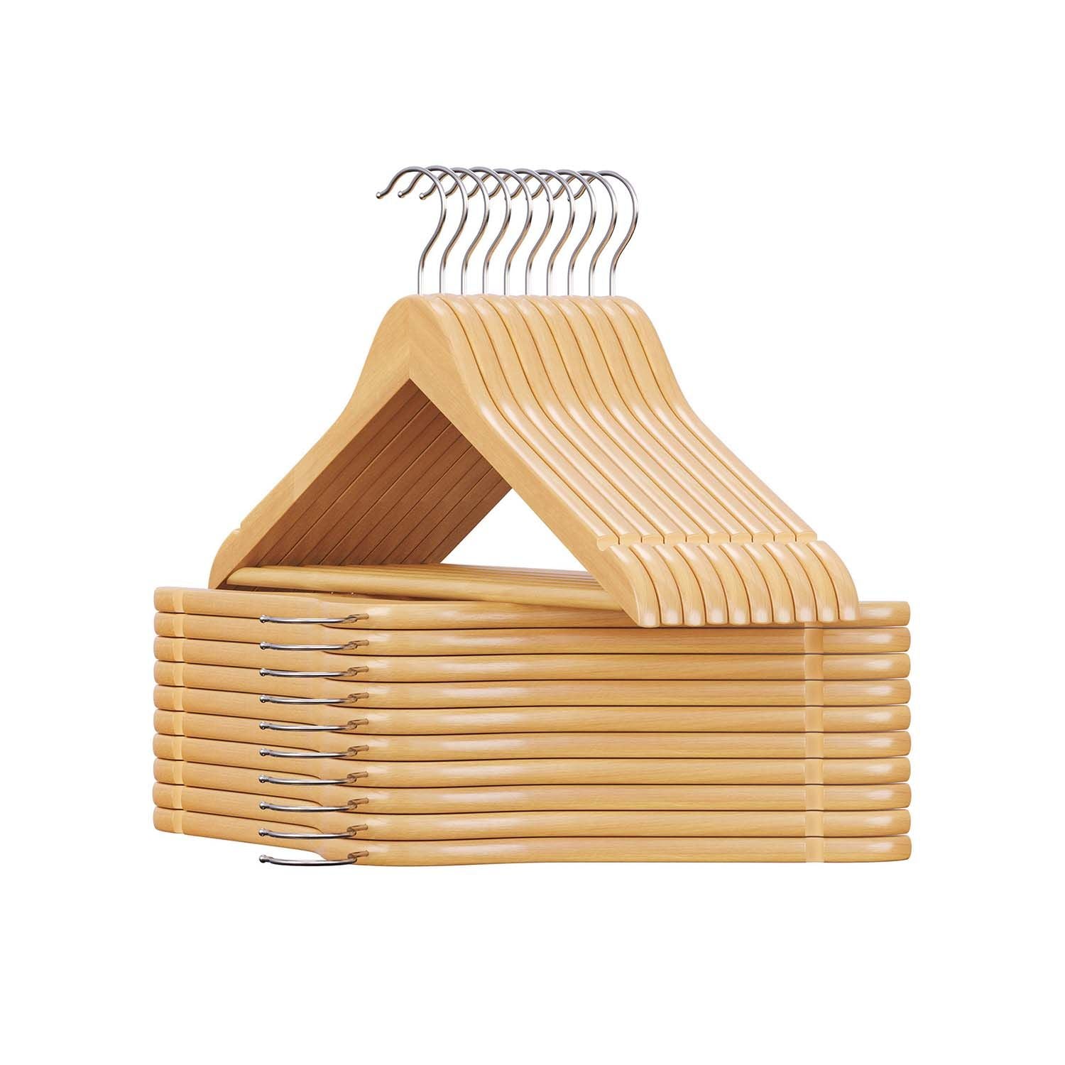 20-Pack Coat Hangers with Shoulder Notches - Image 2
