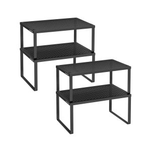 Set of 4 Metal Kitchen Counter Shelves