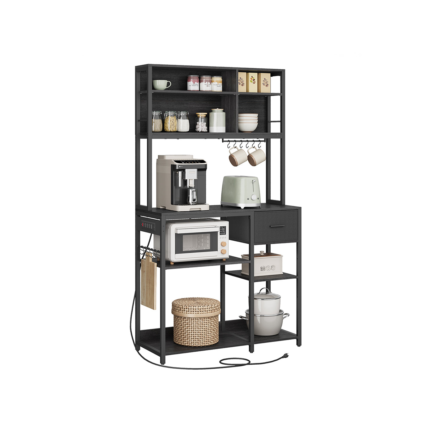 Bakers Rack with Charging Station - Image 5