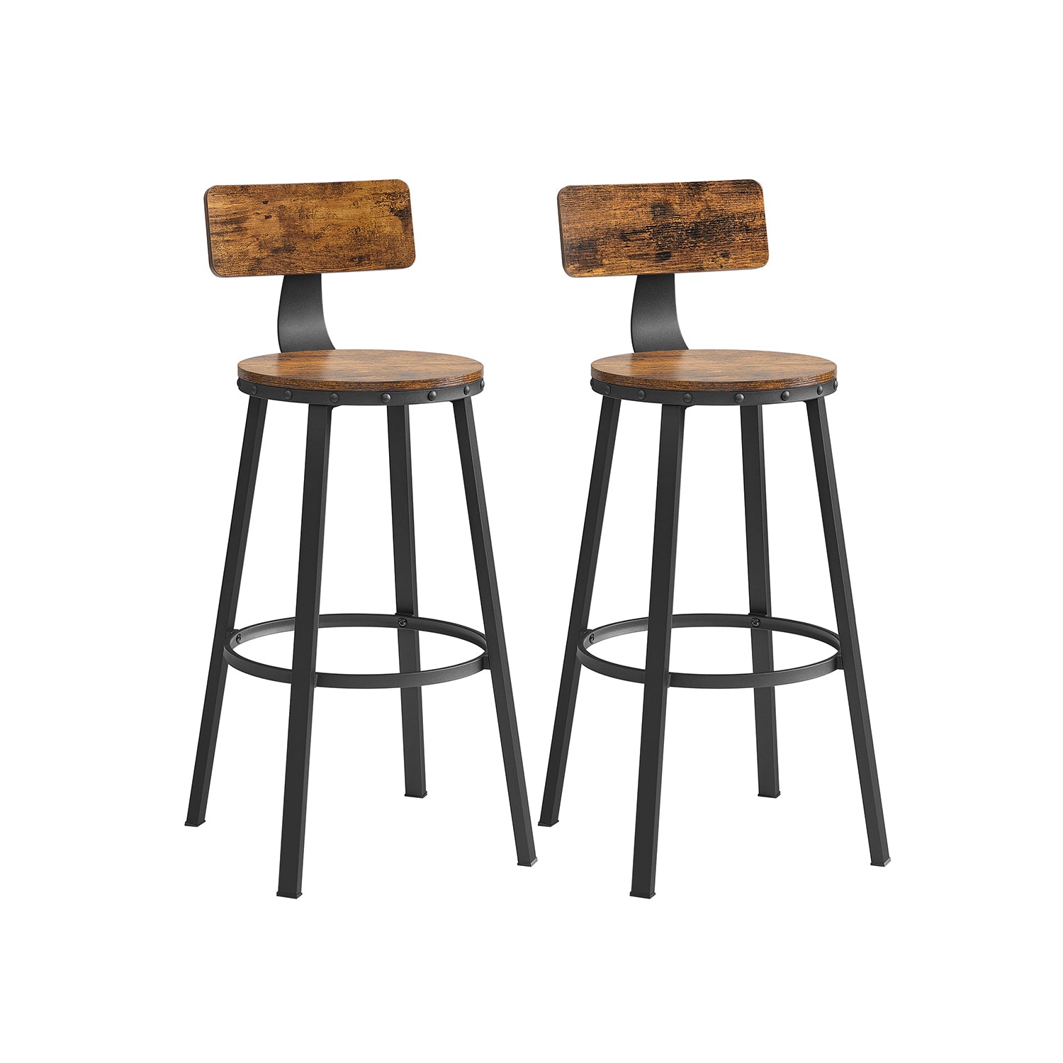 Bar Height Barstools with Back