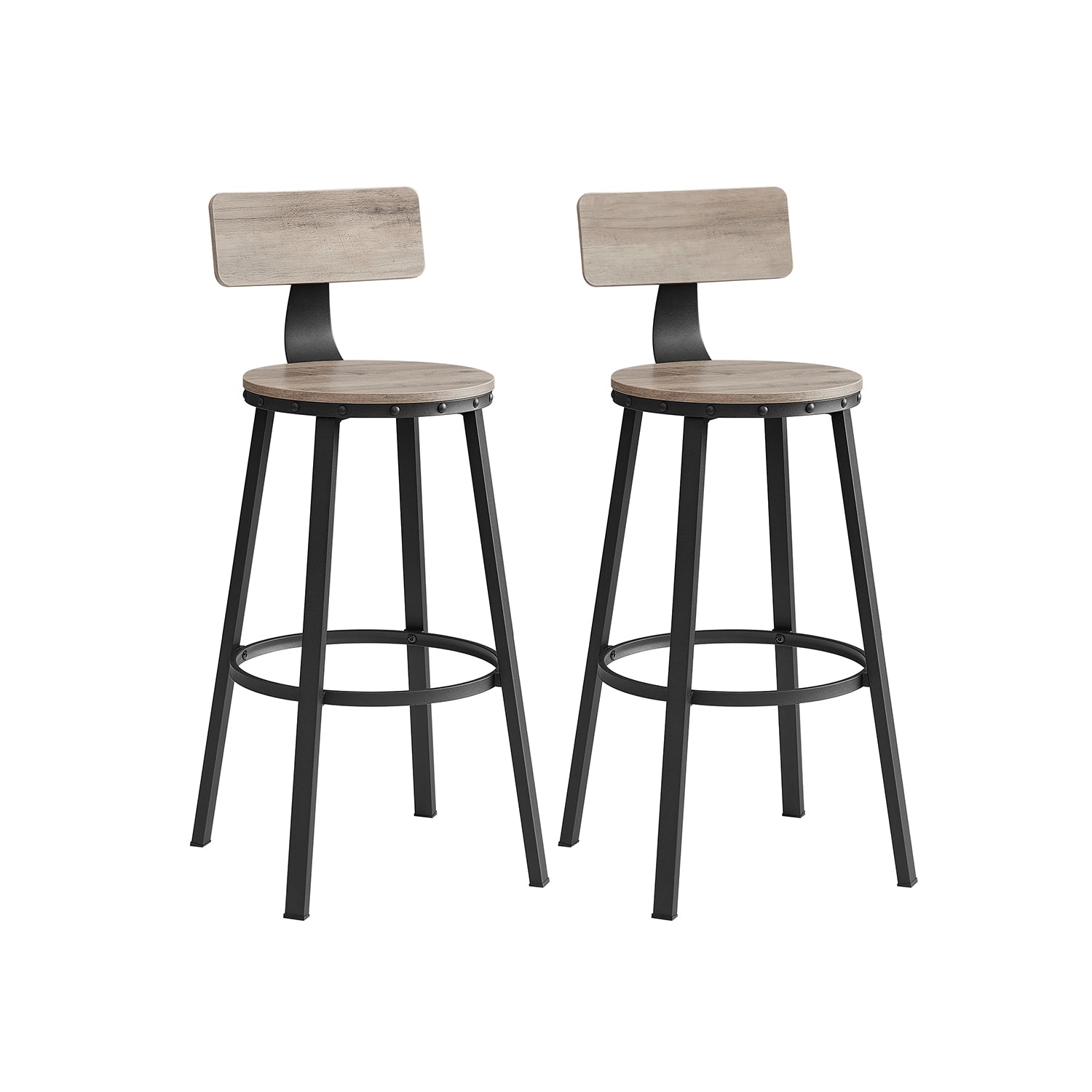 Bar Height Barstools with Back - Image 4