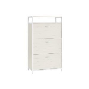 Shoe Cabinet with 3 Flip Drawers