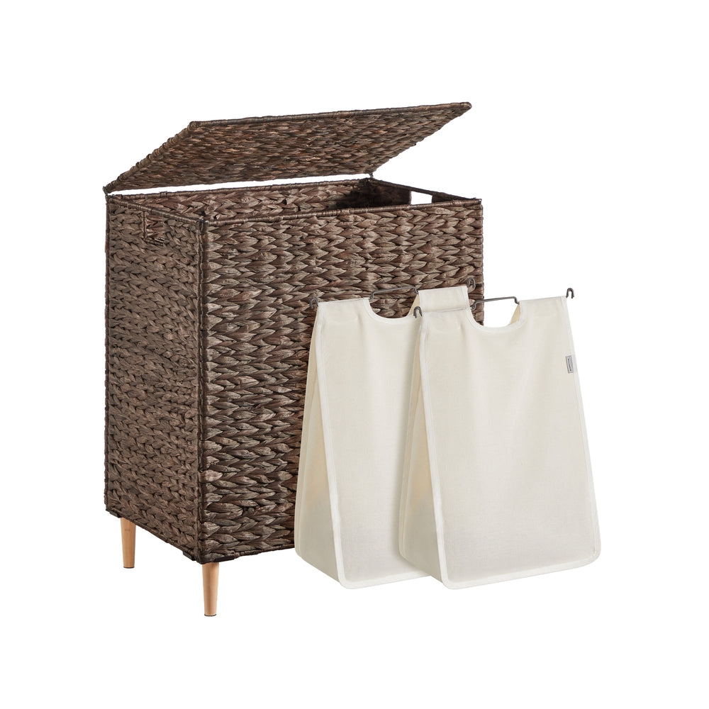 Laundry Hamper with Lid and Removable Washable Liners
