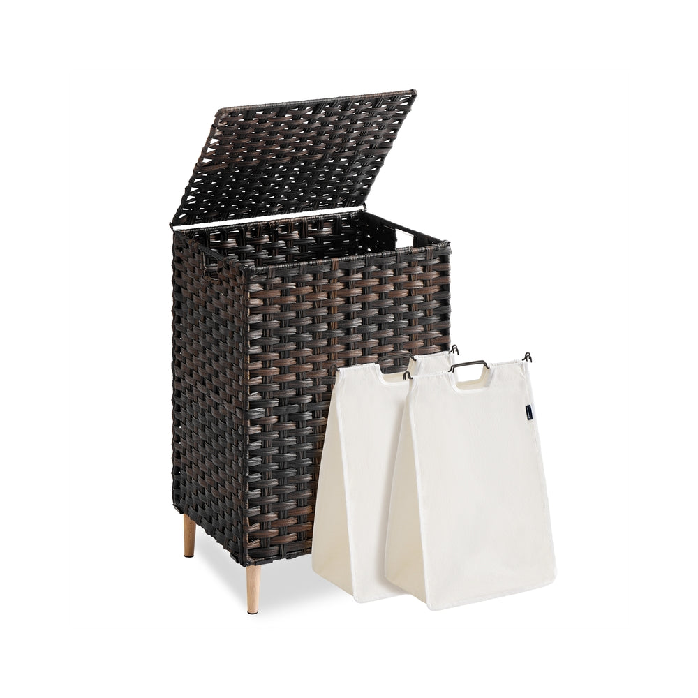 Laundry Hamper with Lid and Removable Washable Liner