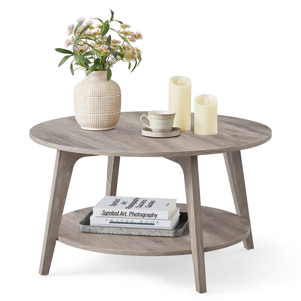 Maezo Collection - 2 Tier Round Coffee Table - Image 5