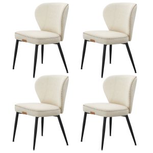 VASAGLE EKHO Collection - Dining Chairs Set of 4. Upholstered Kitchen Chairs