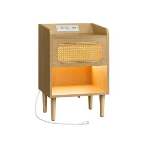 BOHOVEN Collection - Nightstand with Charging Station