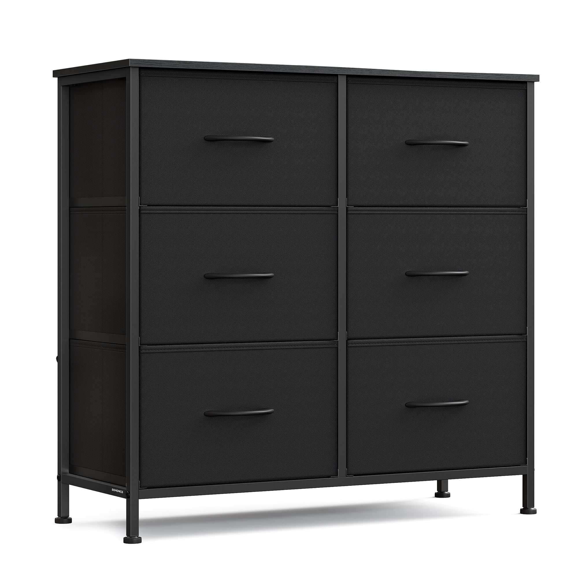Tall Fabric Bedroom Storage Organizer with 6 Drawers - Image 2