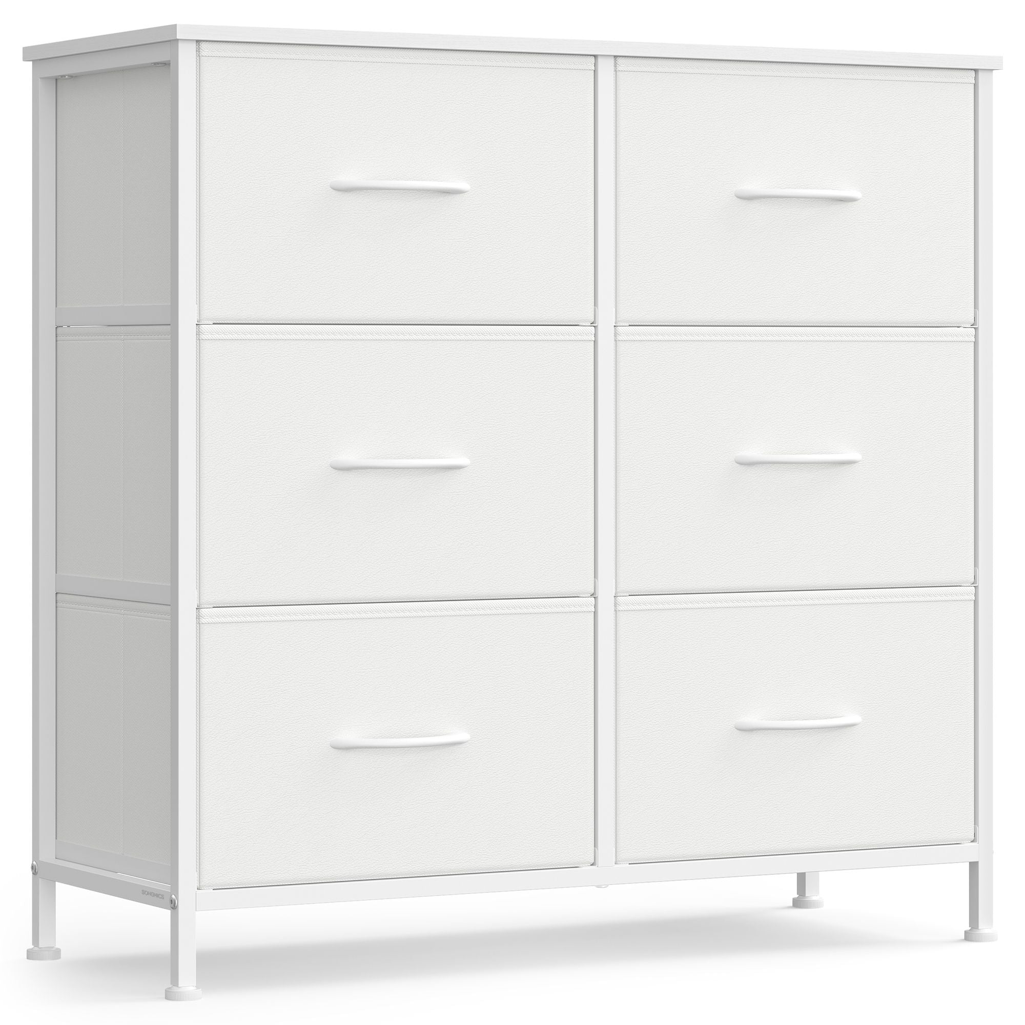 Tall Fabric Bedroom Storage Organizer with 6 Drawers - Image 3