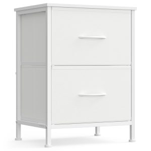 Modern nightstand with drawers for bedroom