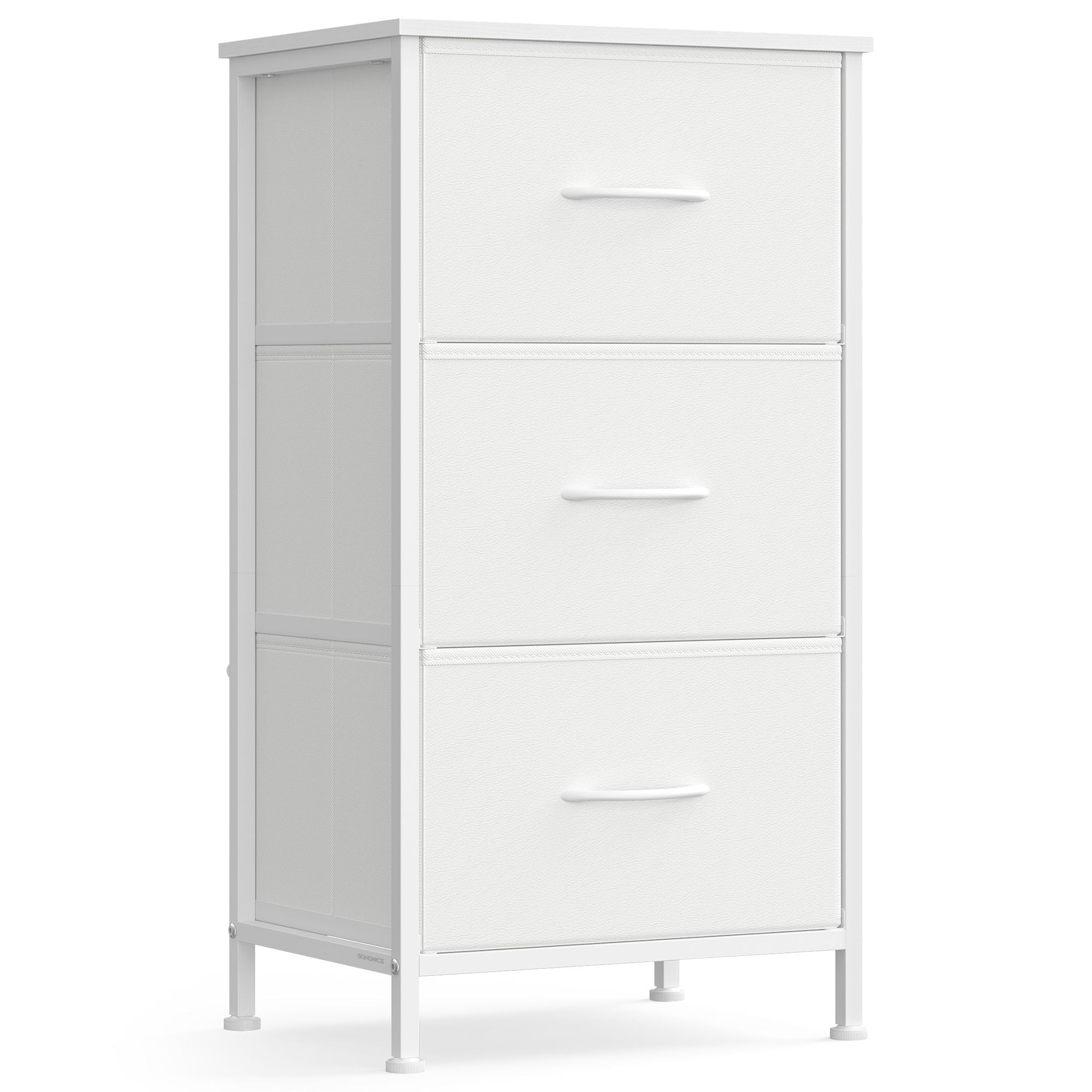 Dresser for Bedroom. Small Dresser with 3 Fabric Drawers