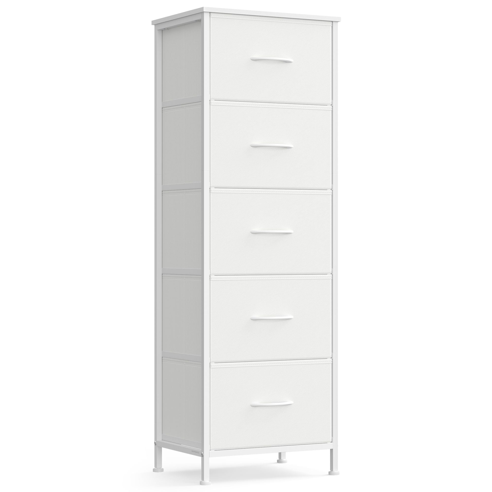 SONGMICS Dresser for Bedroom. Chest of Drawers with 5 Fabric Drawers. Storage Organizer Unit - Image 3