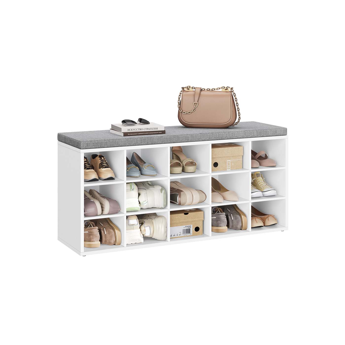 Shoe Bench with Cushion