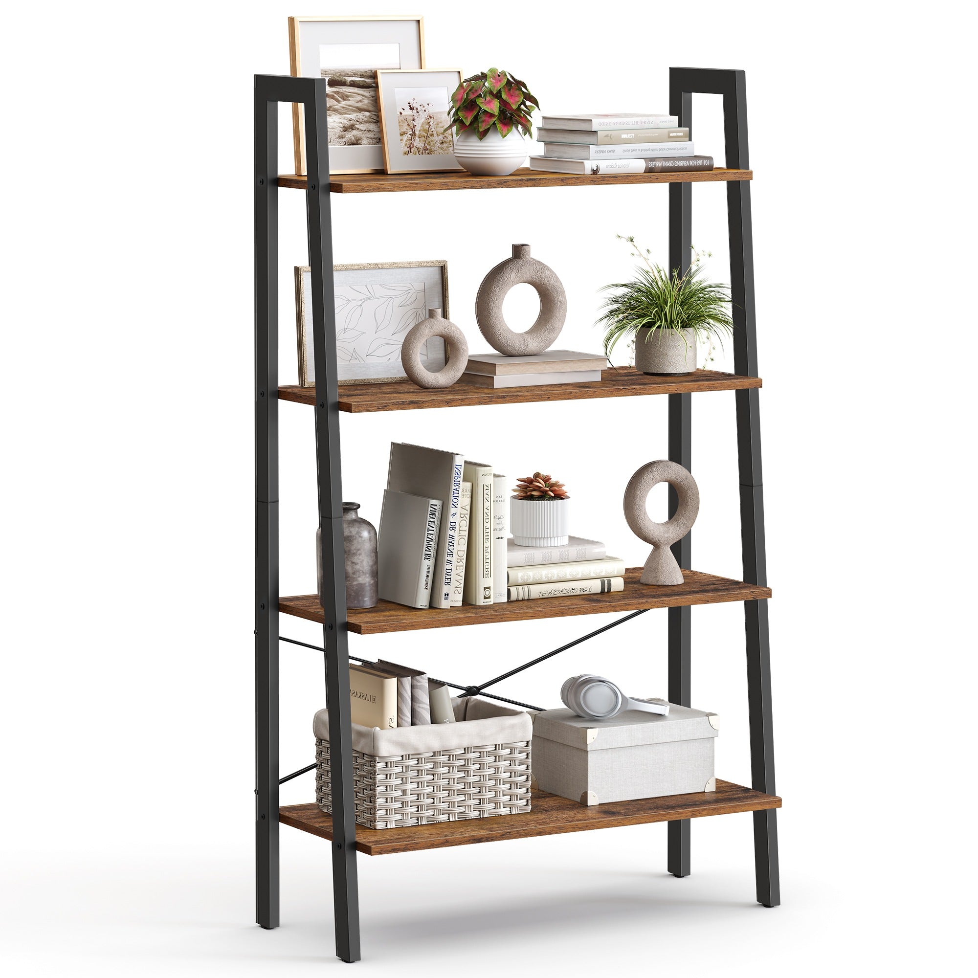 4-Tier Ladder Shelf