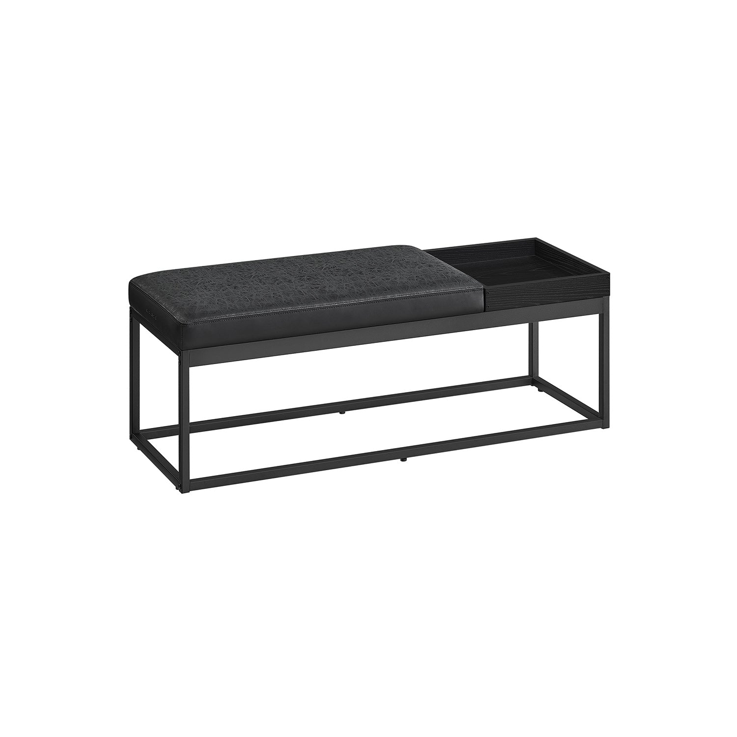 LUIZ Collection - Ottoman Bench with Small Shelf - Image 5