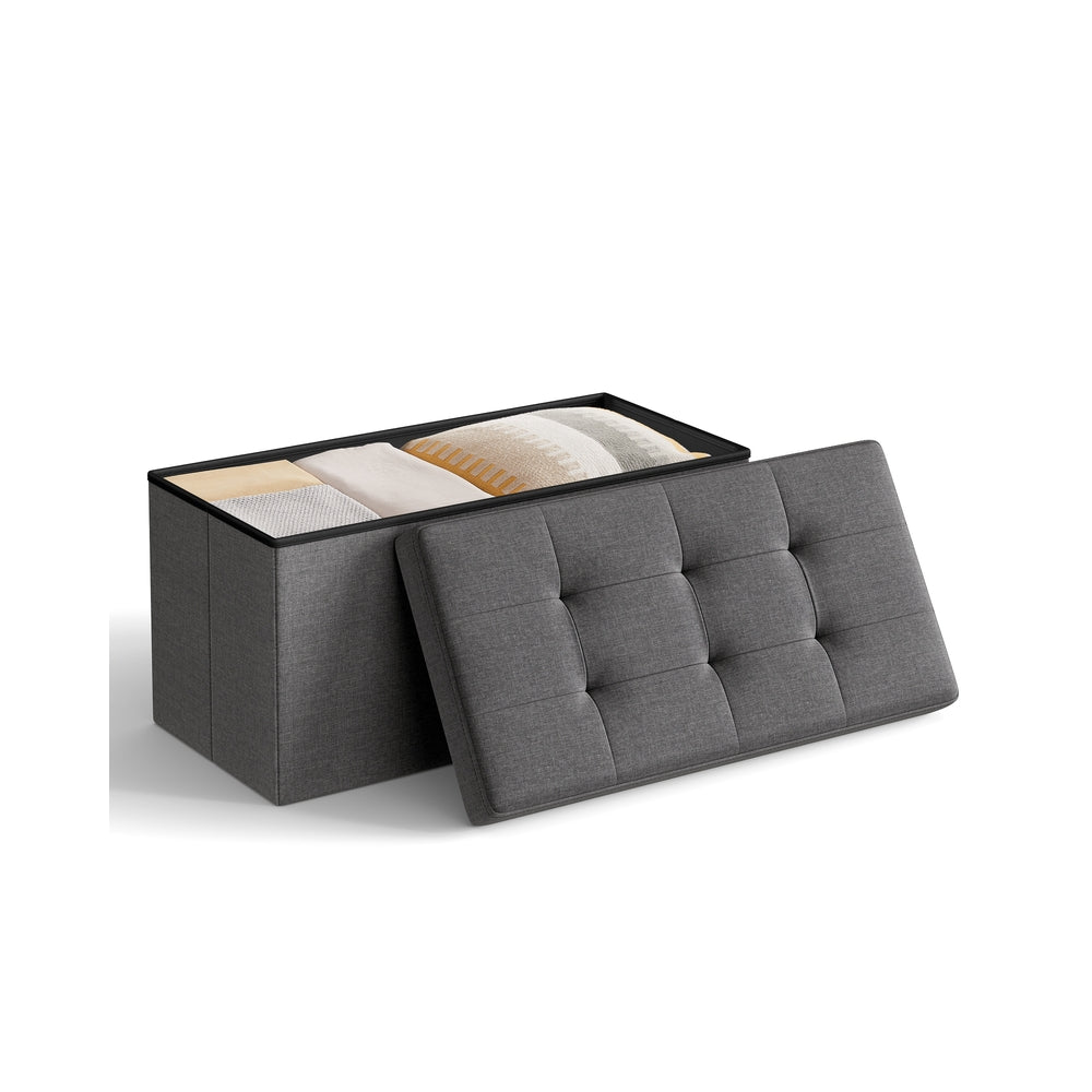 MAZIE Collection - Space-Saving Storage Ottoman Bench - Image 2