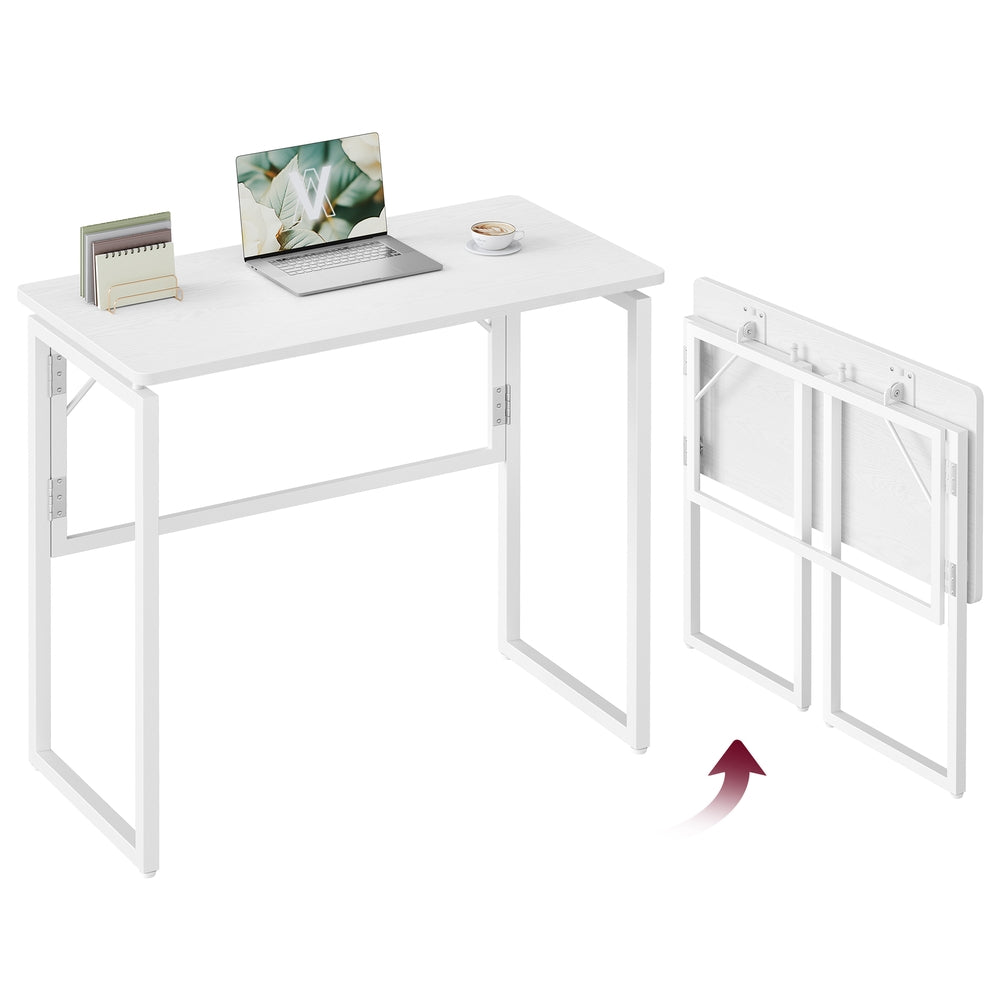 One-Piece foldable computer desk with rounded edges - Image 2
