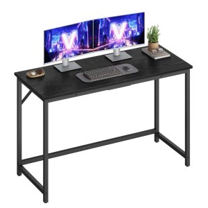 Steel frame computer desk for study or home office