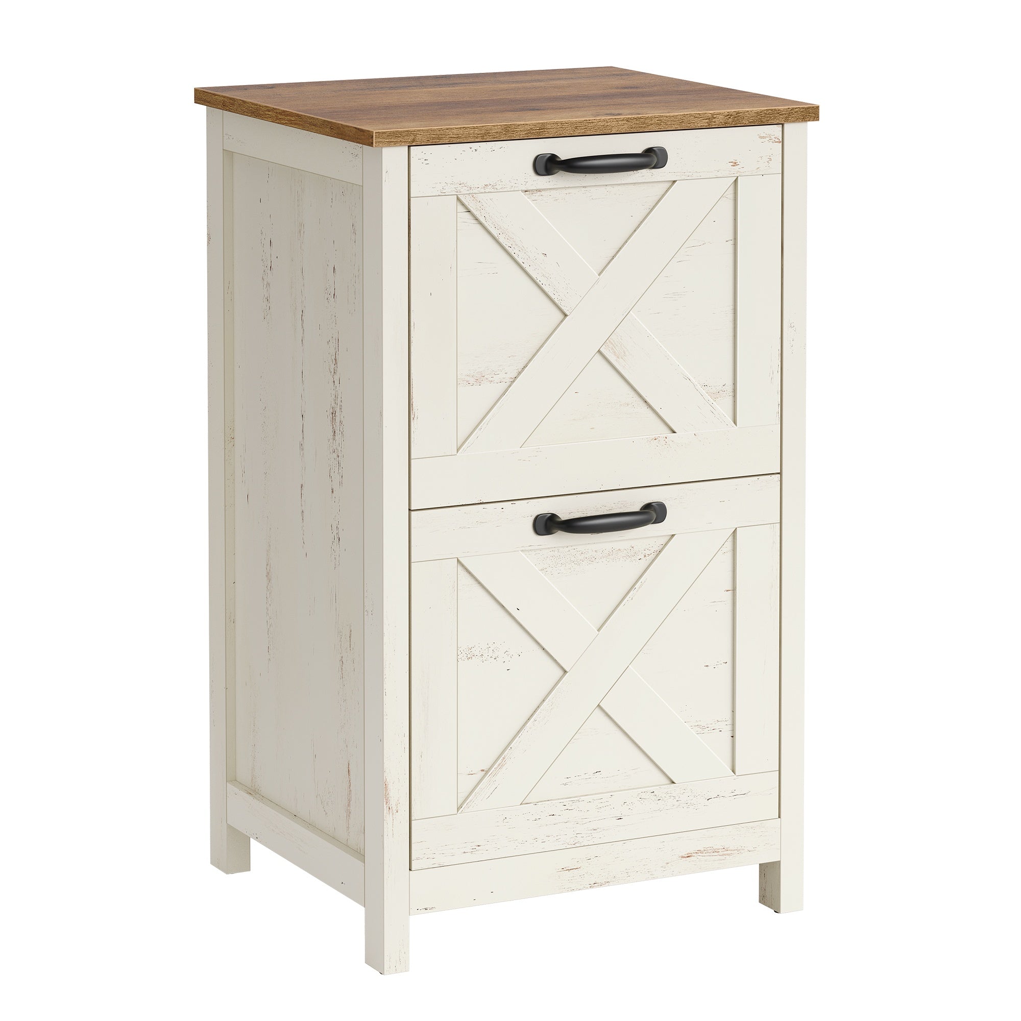 Farmhouse File Cabinet with Barn Door