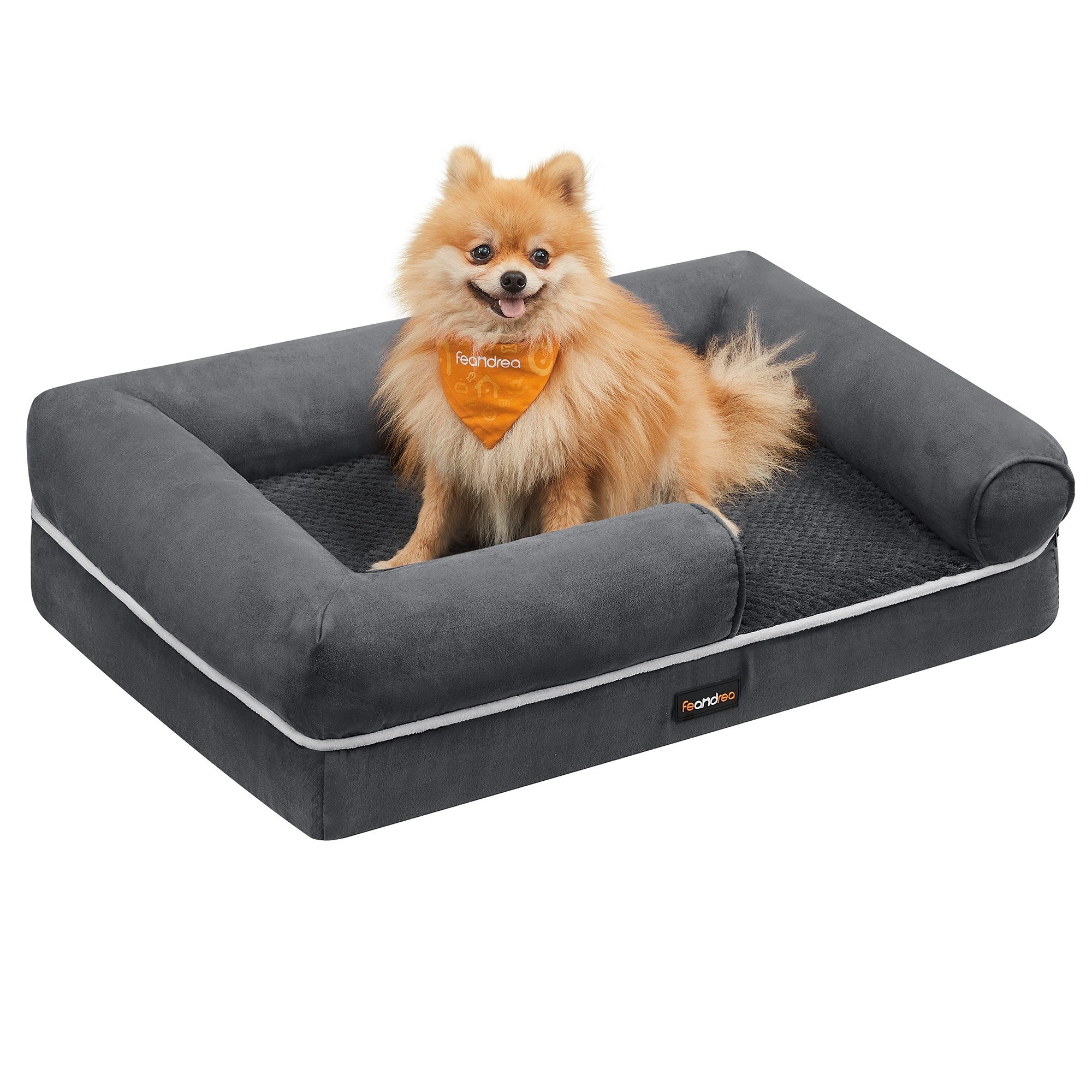 Feandrea Dog Bed. Orthopedic Dog Bed. Medium Dog Bed Waterproof. Removable Washable Cover Dog Sofa with Non-Slip Bottom