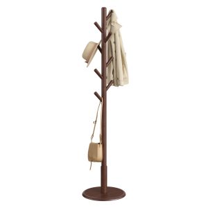 Free Standing Hall Coat Tree with 8 Hooks