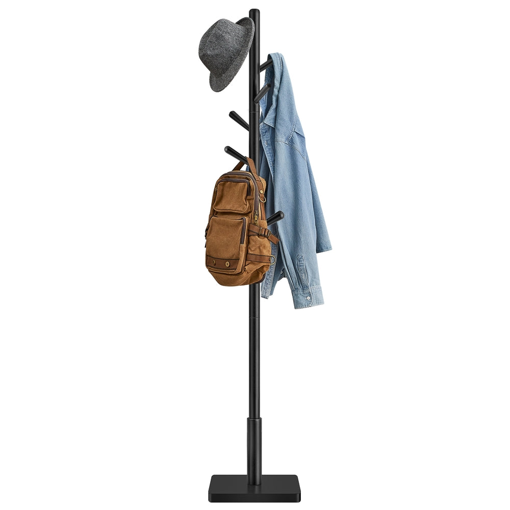 Solid wood coat rack with adjustable height for entryway - Image 3