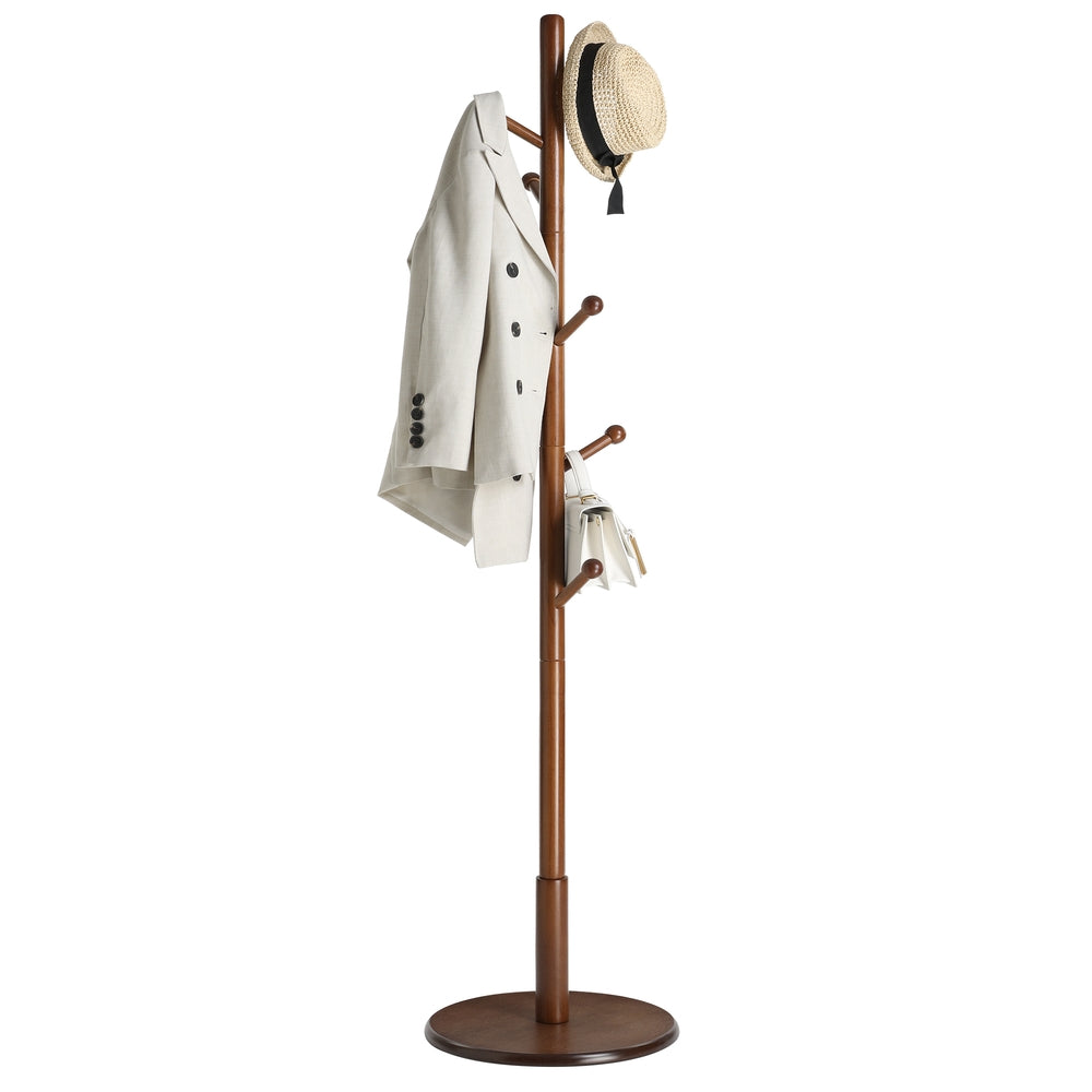 Free Standing Hall Coat Tree with 8 Hooks - Image 2