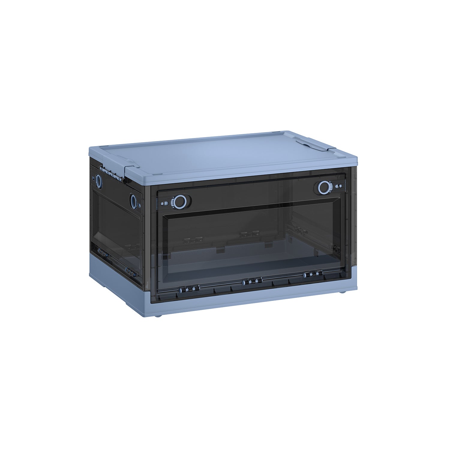 Stackable Storage Bins with Lids and Wheels - Image 2