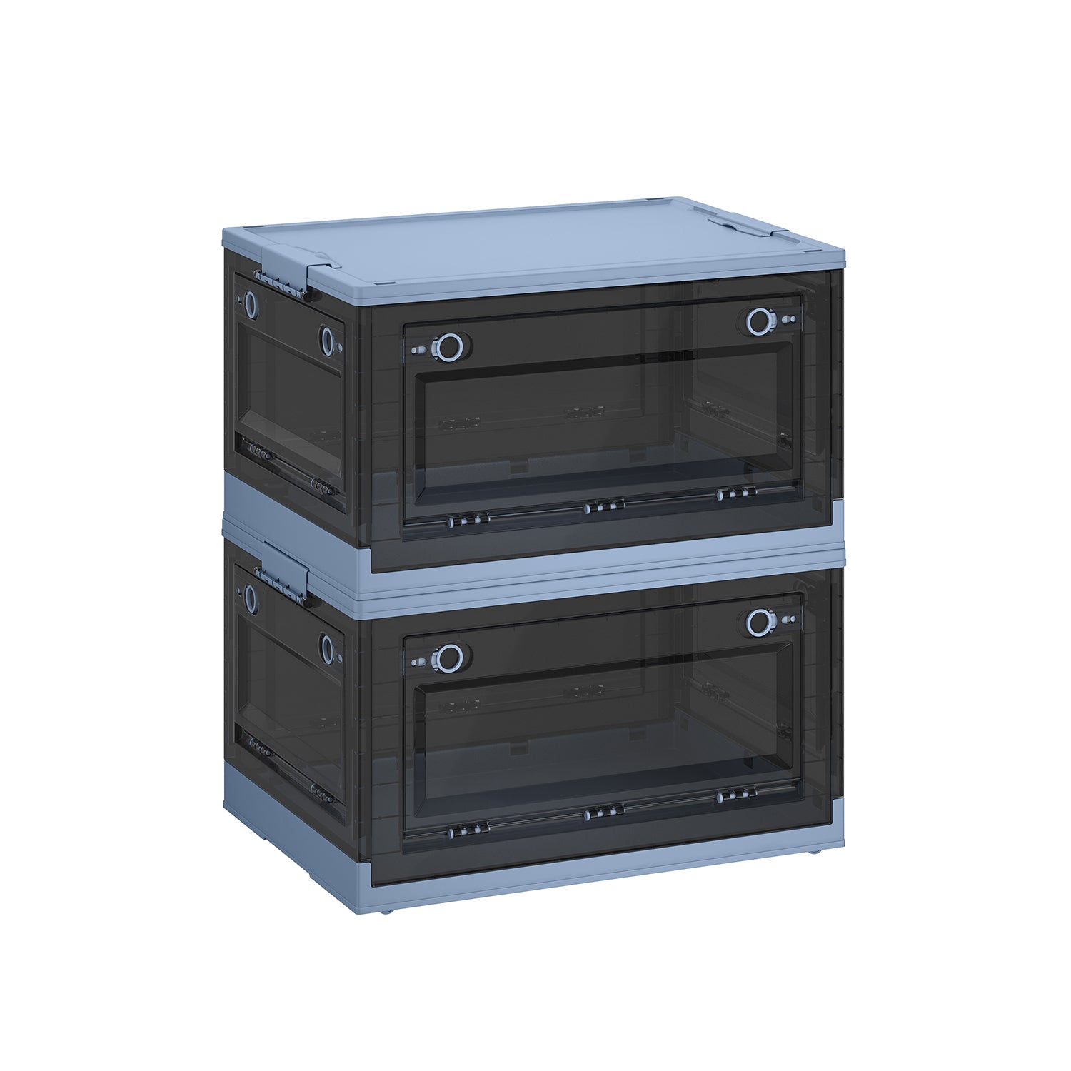 Stackable Storage Bins with Lids and Wheels - Image 10