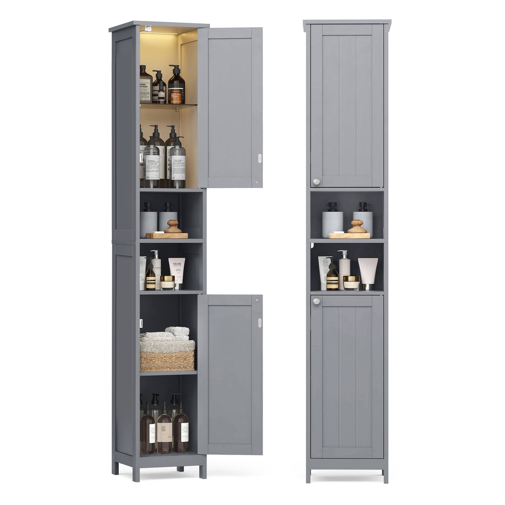 Narrow Cabinet with Adjustable Shelves - Image 2