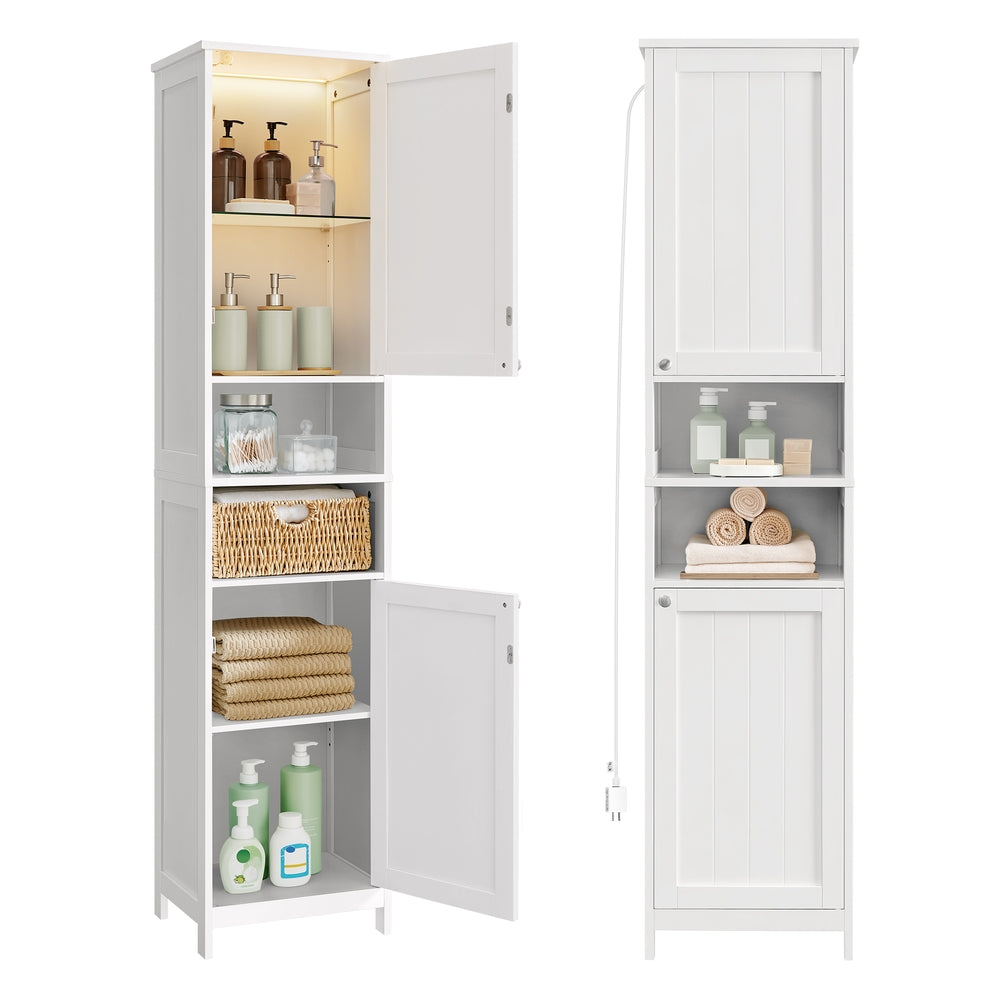 Narrow Cabinet with Adjustable Shelves - Image 3
