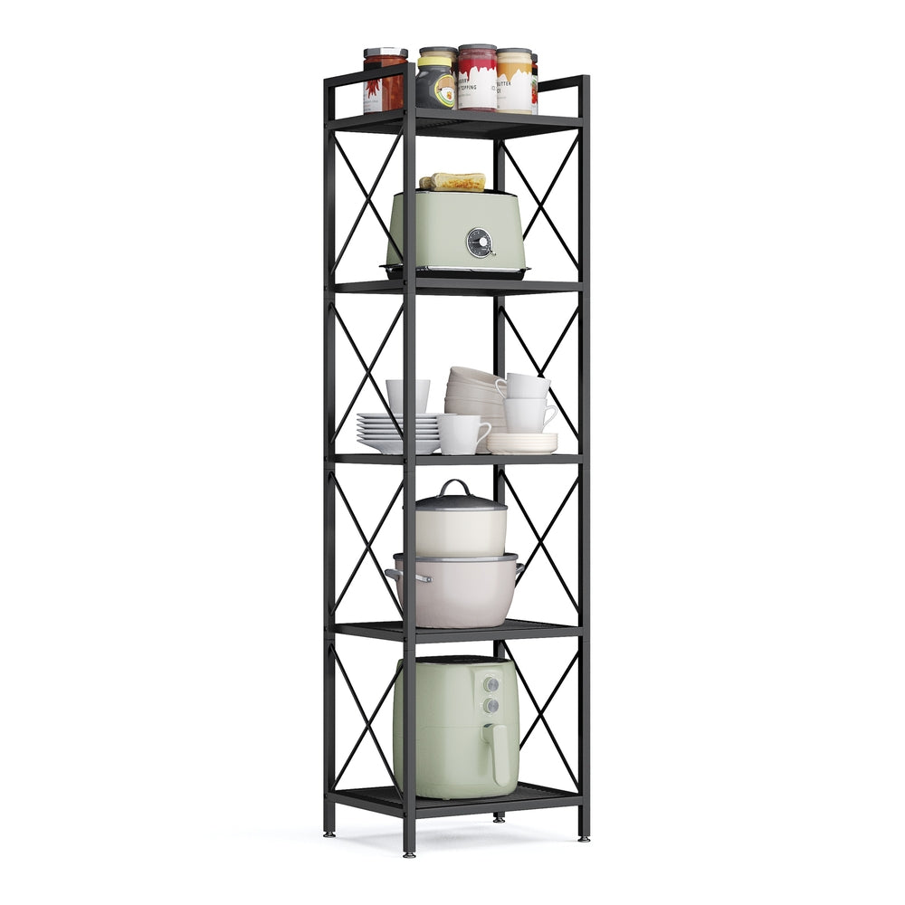 Metal Storage Shelf with X Side Frames - Image 3