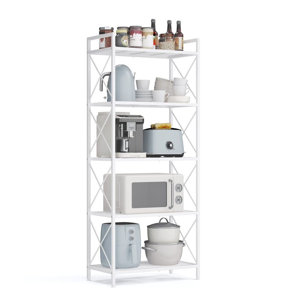 Metal Storage Shelf with X Side Frames - Image 5