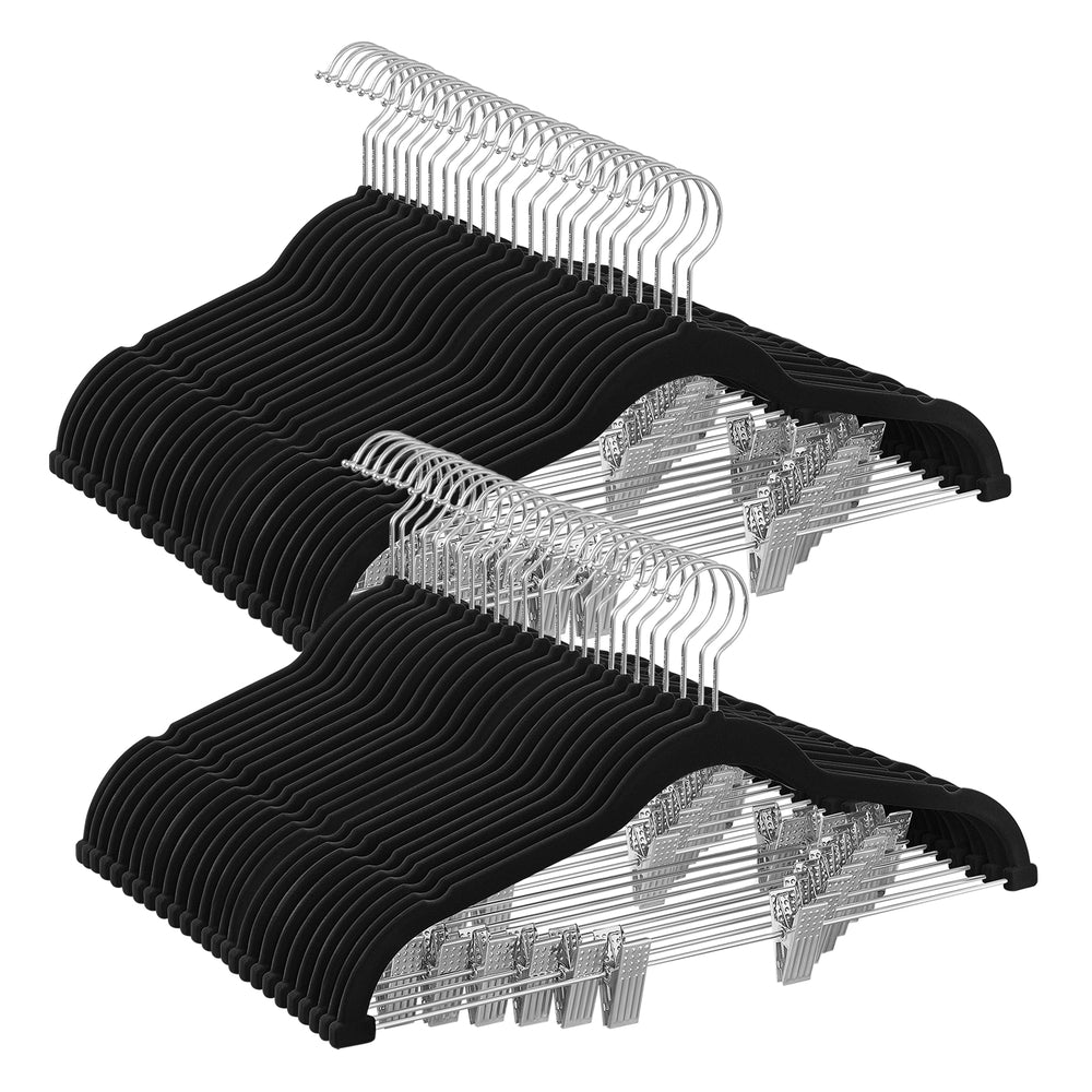 Velvet Pants Hangers with Clips - Image 13
