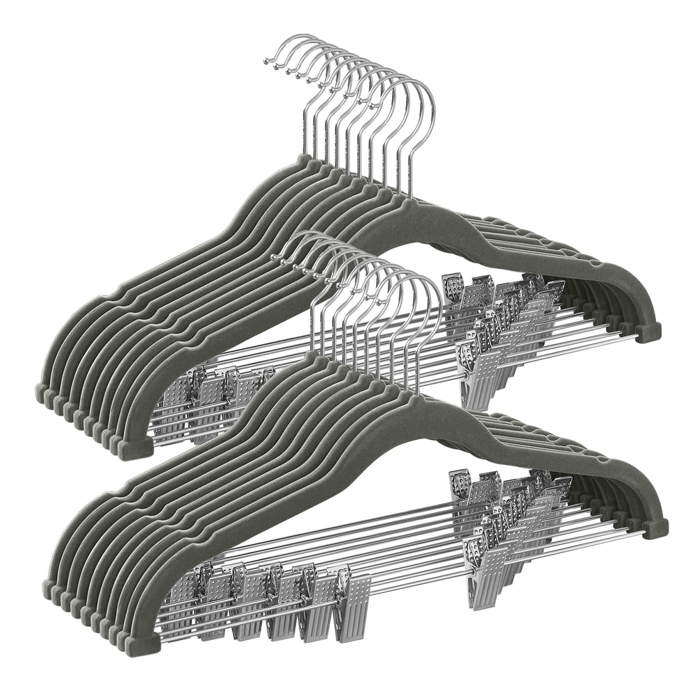 Velvet Pants Hangers with Clips - Image 4