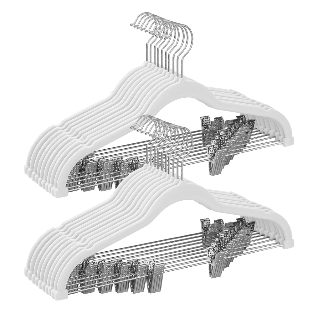 Velvet Pants Hangers with Clips - Image 2