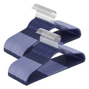 Plastic Non-Slip Clothes Hangers for Wardrobe Space Saving