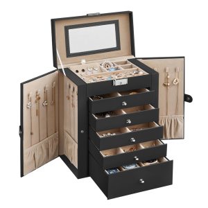 6-Tier Large Jewelry Case with Drawers
