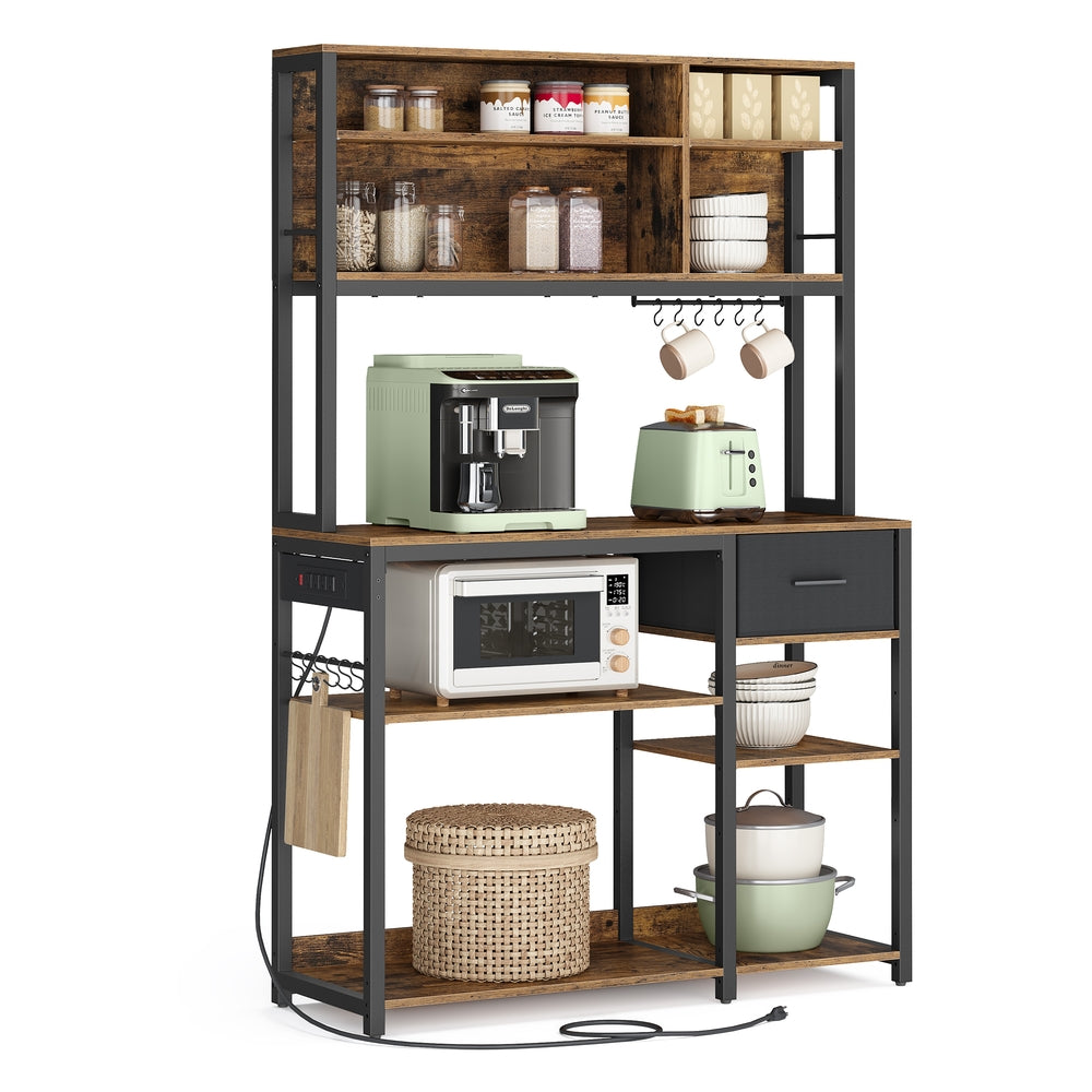 Bakers Rack with Charging Station - Image 3