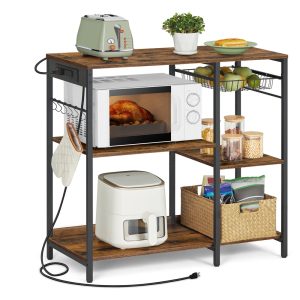 Baker's Rack with Charging Station