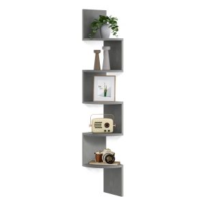 5-Tier Floating Wall Shelf