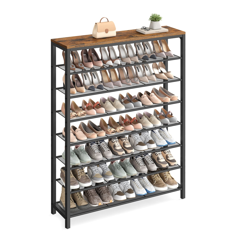 Shoe Rack with Mesh Shelves - Image 2