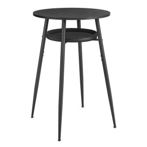 VASAGLE Round Storage Bar Table